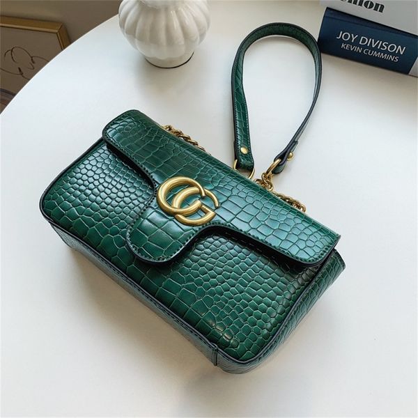 

wholesale online stone pattern 2022 spring and summer new fashion small square bag foreign style chain single shoulder oblique span women&#0