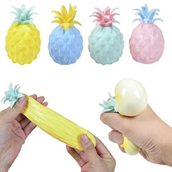 

novel simulation pineapple decompression toy slow rising kawaii pineapple toy stress relief office pressure release toy