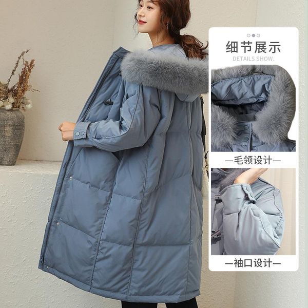 

women's down & parkas l2388 winter korean jacket, Black