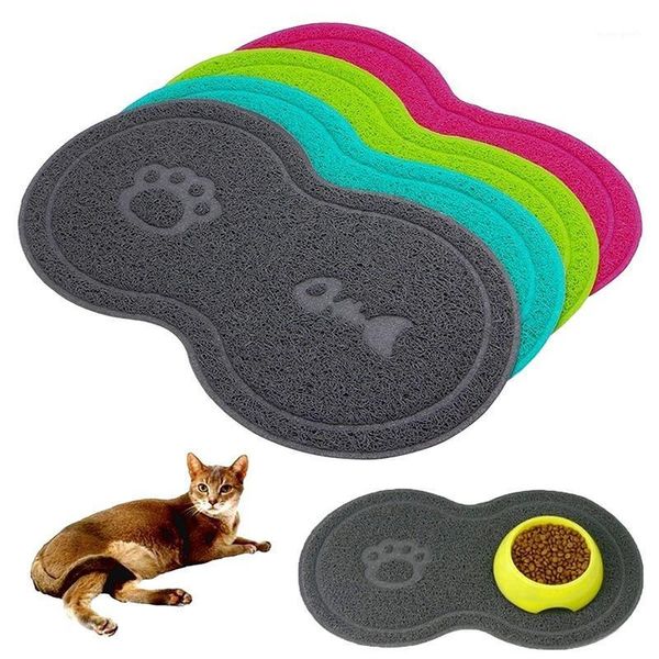 

cat beds & furniture pet dog puppy feeding mat pad cute cloud shape silicone dish bowl feed placement accessories dropship zm12051