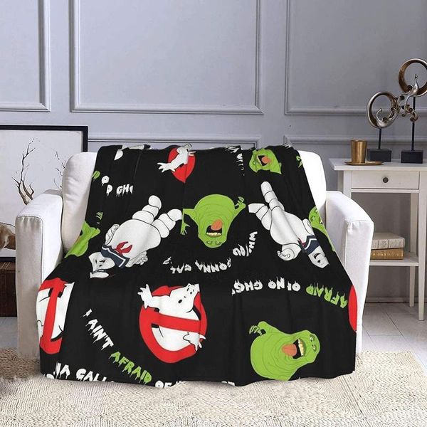 

stylish geek ghostbusters blanket polyester fiber super soft warm sofa air conditioning 80 "x 60" blankets