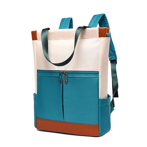 Sac A Dos Zaino di alta qualità Zaino per laptop da lavoro grigio impermeabile resistente ai graffi Unisex College Oxford Cloth