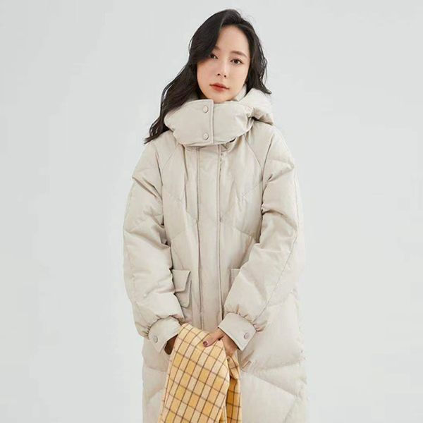 

fashion women's down jacket winter and autumn warm coat with hood, Black