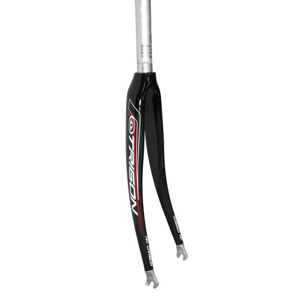 

bike forks trigon rc02a carbon fiber 700c road bicycle fork 1" 25.4mm steerer