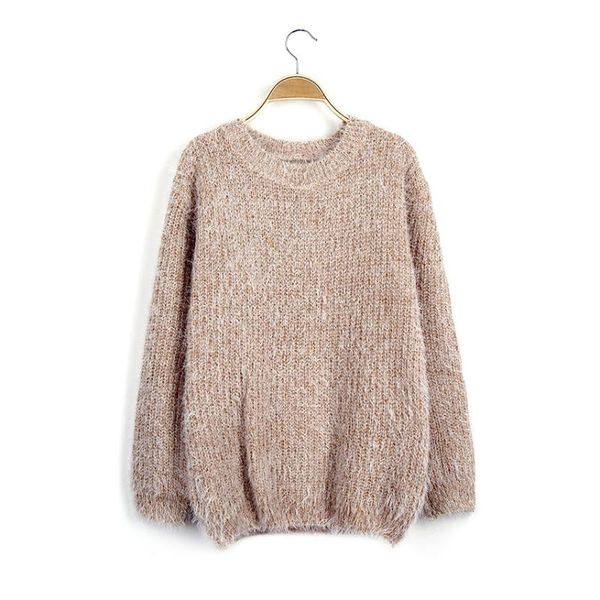 

women's sweaters ladies pullover female slim casual autumn winter women plus size long loose sweater, White;black