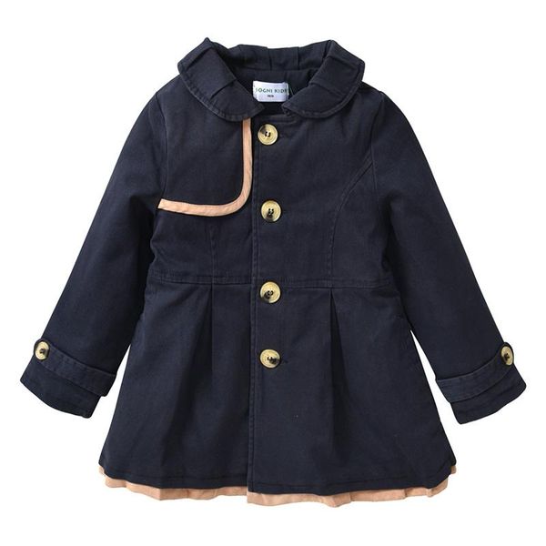 

tench coats toddler girls navy jacket trench 2021 fall fashion winter cotton kids warm long single breasted coat windbreaker for, Camo