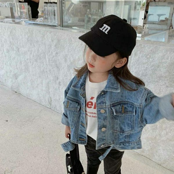 

spring denim coat blue jean jacket korean baby girl kids clothes jackets for teens girls women clothing childrens outwear, Blue;gray