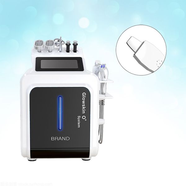 

10 in 1 microdermabrasion hydrafacial jet peel dermabrasion hydra facial spa machine, Black;white