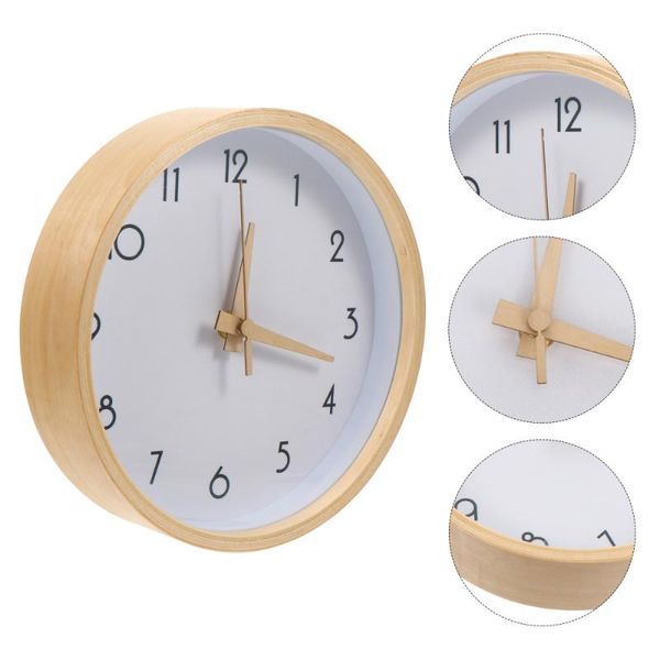 

wall clocks 1pc 8-inch decorative round clock home ornament for