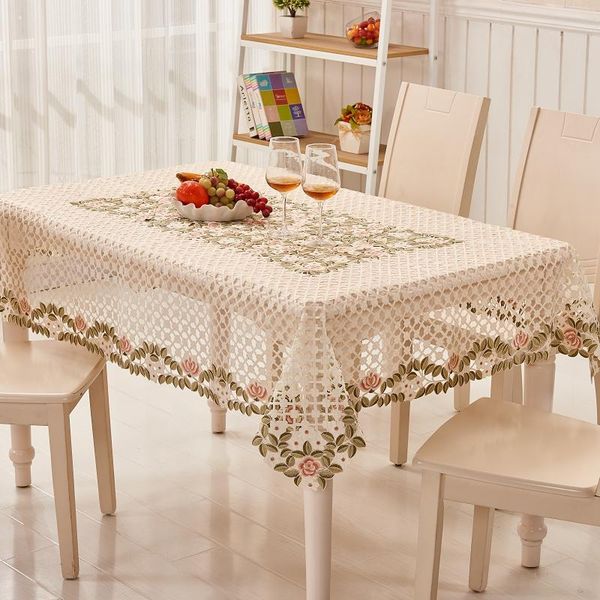 

table cloth rectangular wedding crochet table-runner embroidery christmas dinner placemat easter 1456223220