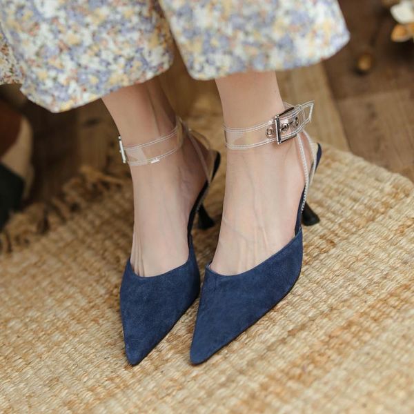 

shoes women high heels pumps pointed toe fashion handmade genuine leather black sheepskin flowers autumn big size small dress