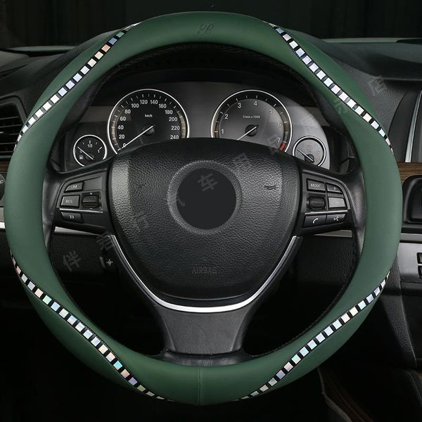 

steering wheel covers leather racing sports auto pvc 38cm