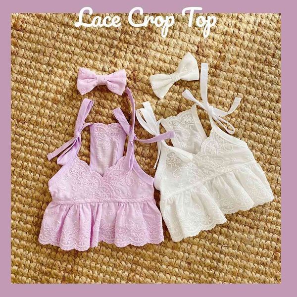 

korean summer and autumn lace sling is shorter than teddy bear dog skirt bow, breathable pet cloth