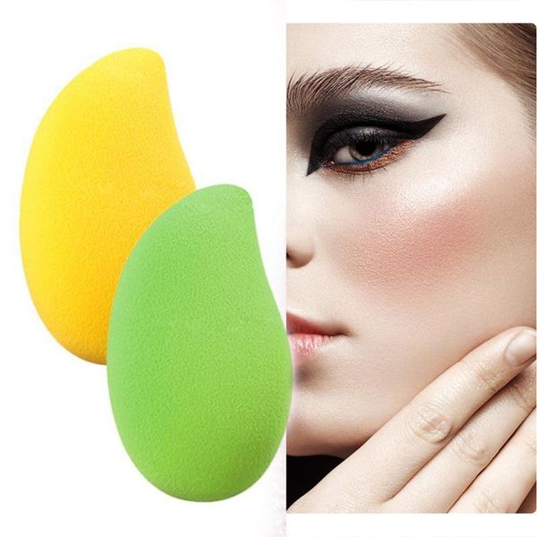 

sponges, applicators & cotton 2pcs cosmetic puffs wet dry dual-use puff mango-shaped makeup sponge multi-purpose foundation cream make up ap