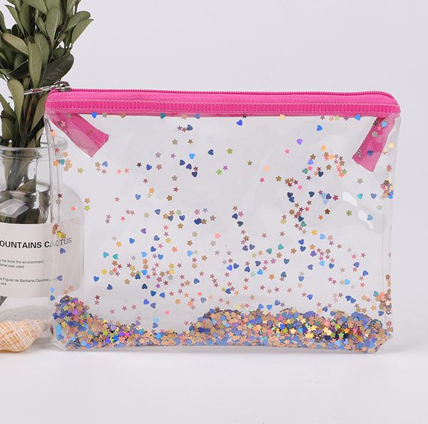 

2020 new portable messenger bag trend color 116ontrast mini shell transparent beach color jelly bag25, Red;black
