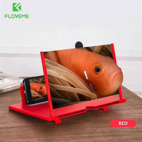 

cell phone mounts & holders 12 inch high definition mobile screen with magnifying folding desk holder for movie game