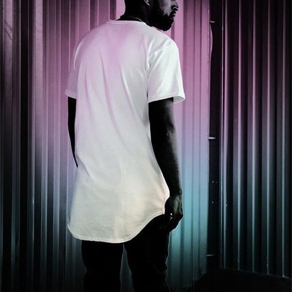 

factorynqxl shirt hop t fashion longline hip men extended tee shirts women swag clothes harajuku rock tshirt homme fast sh, White;black