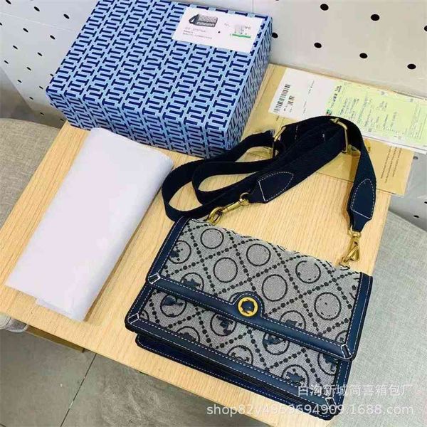 

new fashion organ bag pu splicing leisure canvas wide shoulder strap small square single shoulder messenger bag purse black friday