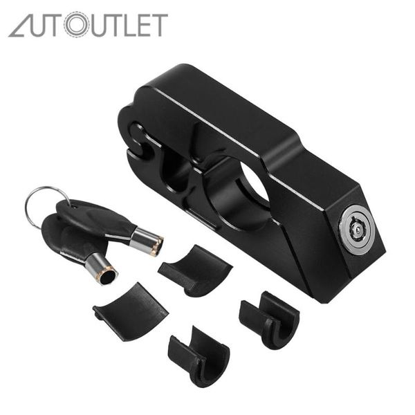 

theft protection autoutlet motorcycle motorbike handlebar throttle grip lock anti-theft security black for atv car scooter motor kit