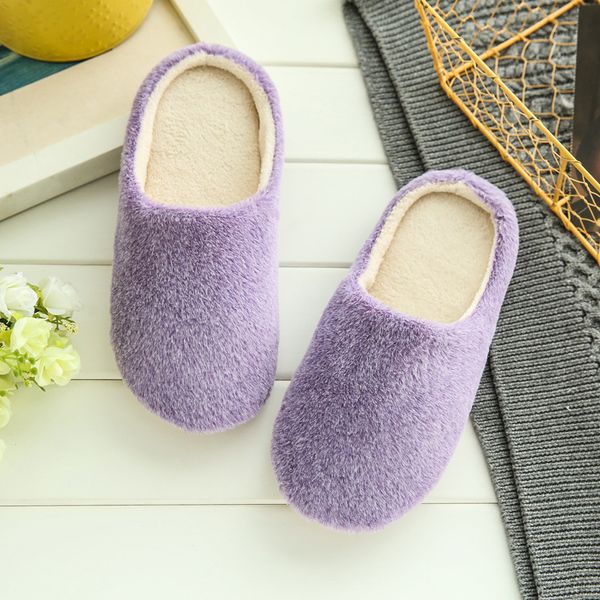 

indoor slippers spring winter flat shoes woman soft sole cotton slipper slip on female house bedroom slippers, Black