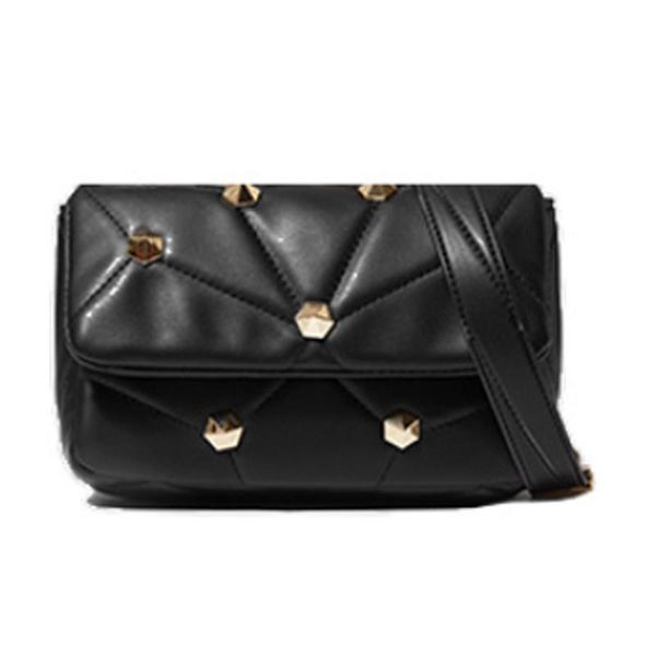 

evening bags luxury rivet designer crossbody shoulder for women fashion trends female chain handbags and purses small square bag