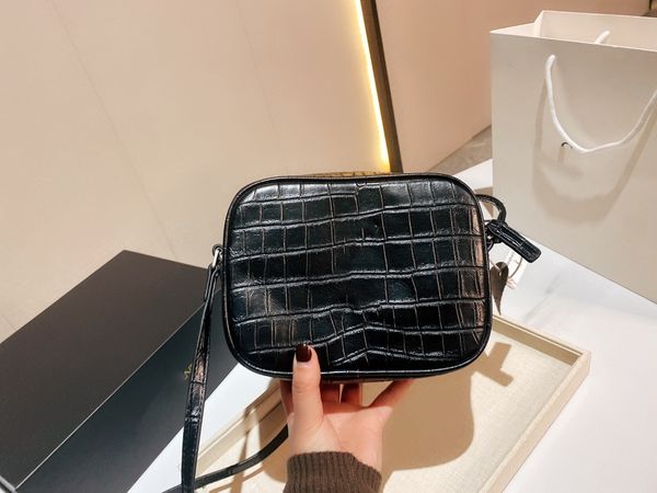 

camera bag alligator size 20x15cm pattern brand classic designers shoulder bags crossbody bag genuine leather luxury handbags