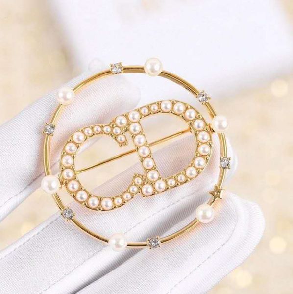 

design jewelry pearl crystal brooch earring blessing bag, Golden;silver