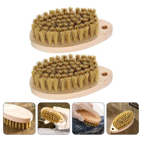 

clothing & wardrobe storage 2pcs wooden laundry brushes clothes cleaning shoes