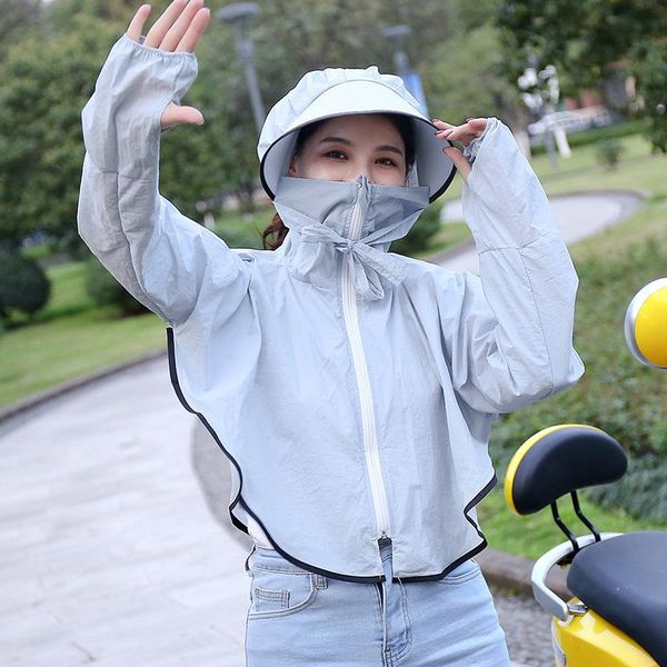 

racing jackets anti sun hoodie sun-proof clothing thin cap hooded protection for sports running cycling ldf668, Black;red