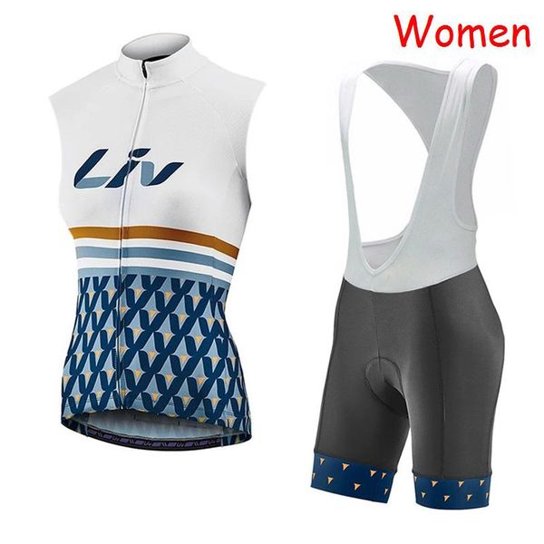 

racing sets 2021 pro team womens cycling jersey bicycle shirt bib shorts suit summer quick dry mtb bike outfits outdoor sports uniform y0621, Black;blue