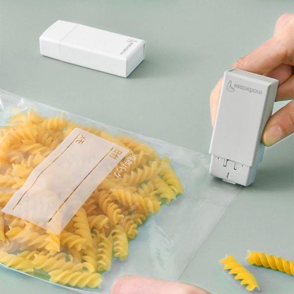 

bag clips mini handheld holder electric heating snack sealing machine sealed packaging plastic food