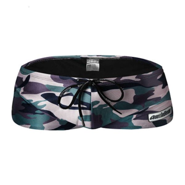 

spa men's swimwear beach swimming trunks male sport fast dry camouflage swim surfing boxer shorts sunga camo swimsuits plus size