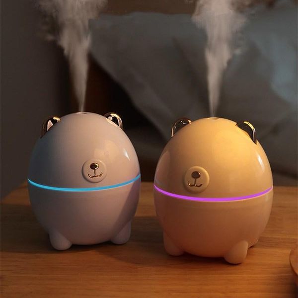 

humidifiers 1pcs ultrasonic air humidifier aroma essential oil diffuser for bear mist maker usb diffusers fresher mini
