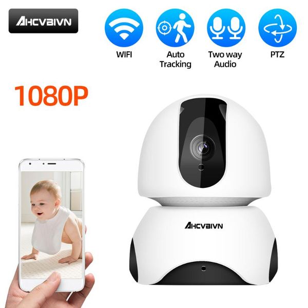 

cameras 1080p hd smart home security ip camera two way audio wireless mini indoor remote view motion detection tf/cloud storage