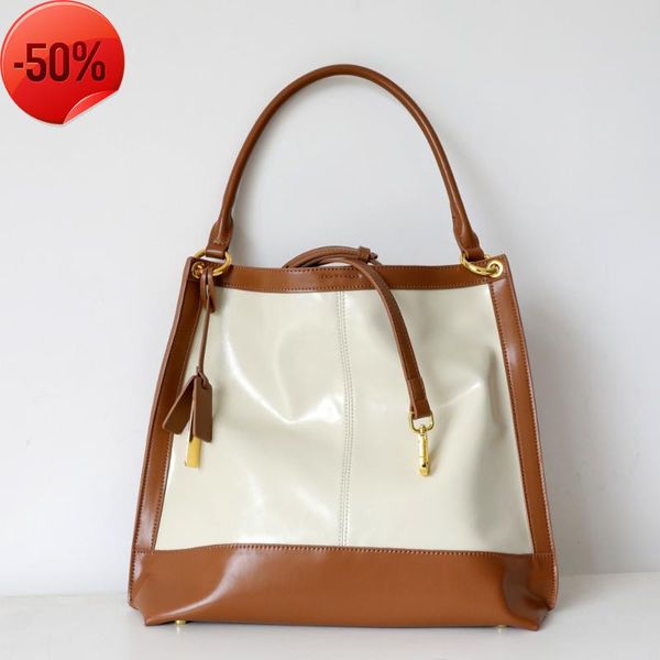 

evening bags quality genuine high leather crossbody bag large capacity totes 2021 fashion soft shoulder messenger bolsas feminina