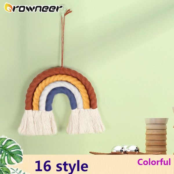 

decorative objects & figurines 16 style handmade hanging rainbow decoration cotton various color tassels kids room home party festivals wall