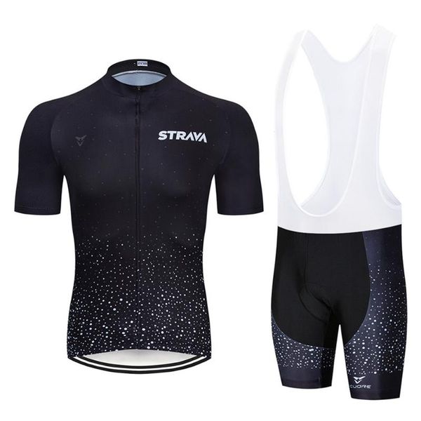 

racing sets 2022 breathable bike strava short sleeve set cycling jersey clothing maillot ropa ciclismo team cycle bicycle wear, Black;blue