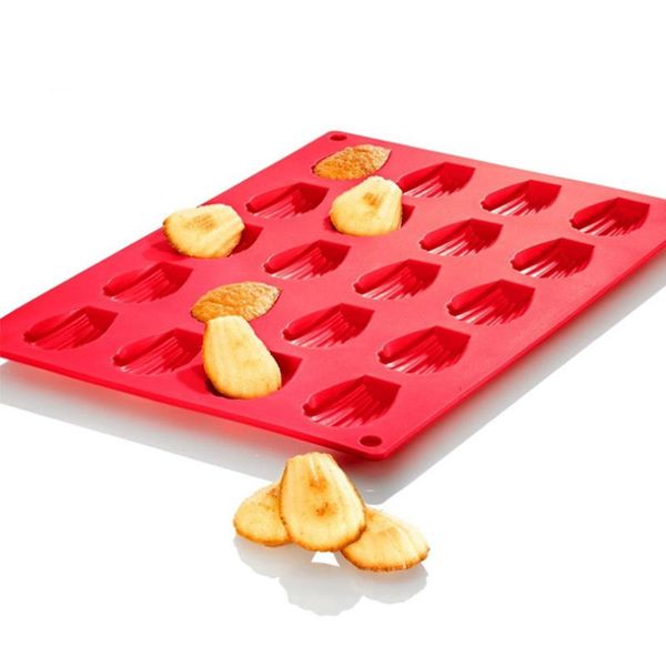 

cake tools manufacturer selling logo custom oem shell shaped silicone bake mold