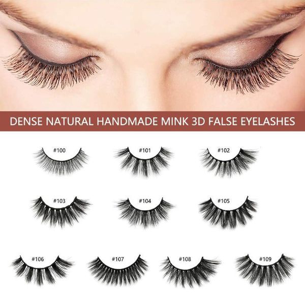 

pair extension long eyelashes for party costume cosmetics 3d mink false lashes extended beauty makeup1
