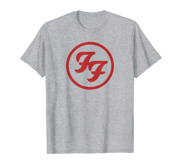 

foo fighters red circle logo t-shirt, White;black
