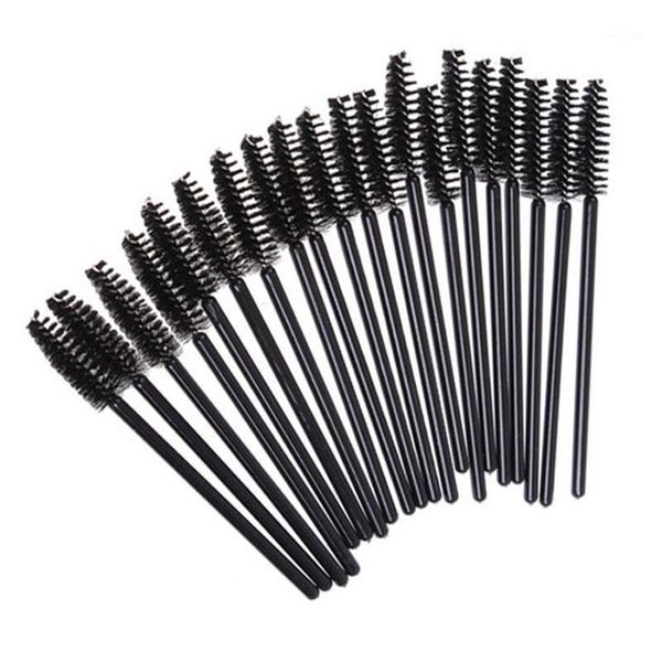 

pcs x eyelash eye lash black disposable mascara wand brush spoolies makeup 1