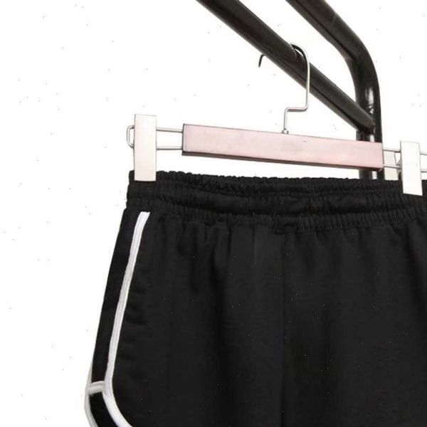 

5xl womens shorts plus size sports fitness casual jogging comfortable breathable elastic waist wild loose, White;black
