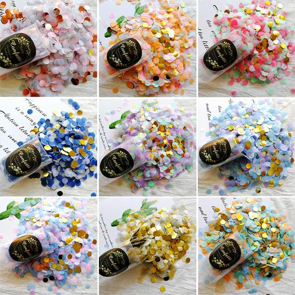 

party decoration 1pcs push mini confetti poppers wedding birthday flower round
