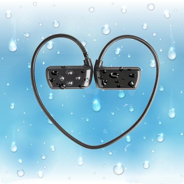 

headphones & earphones hyc-901 wireless bluetooth 5.0 ipx8 waterproof swimming sports headset with mic 8gb mp3 player earphone
