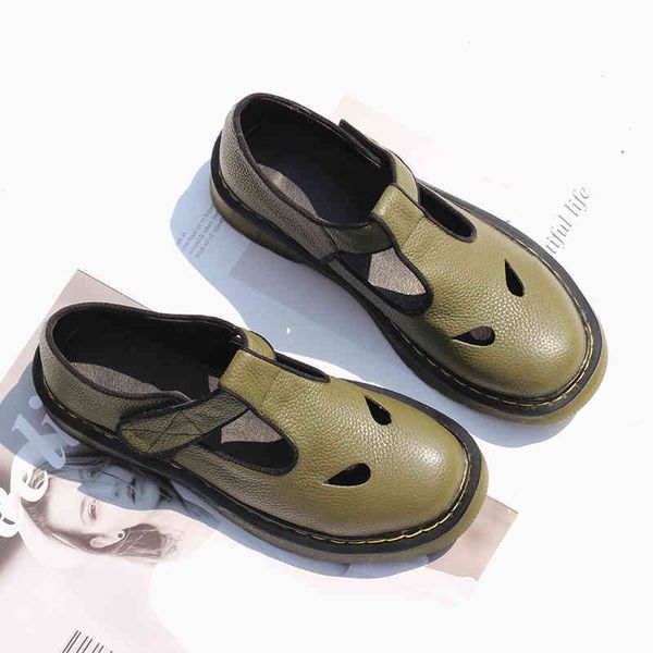 

dress shoes primavera verÃ£o t-strap apartamentos sapatos femininos de couro genuÃ­no mary janes mulher casual sapato plano retro frete vtmr, Black