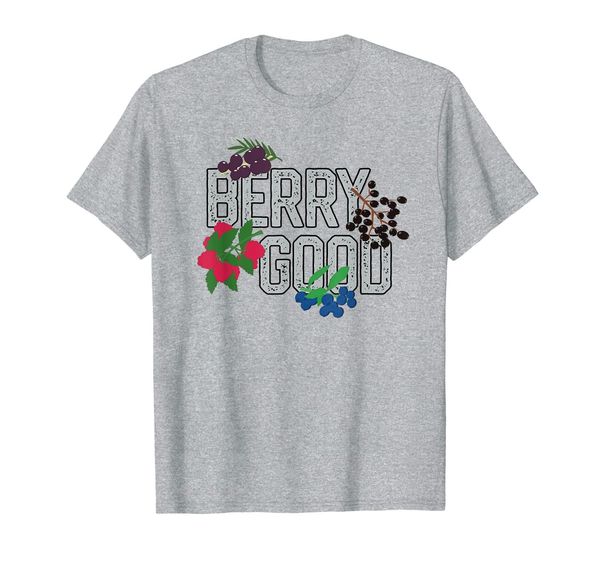 

berry good vegan healthy foods plant diet super fruits t-shirt, White;black