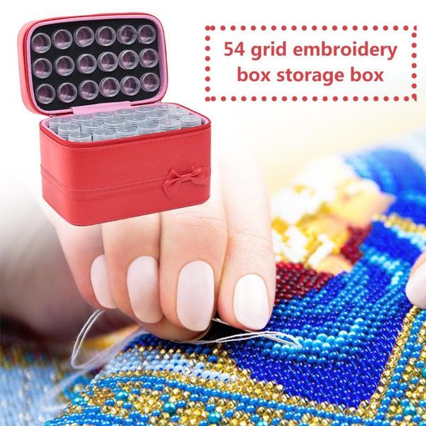 

large capacity storage boxes diamond painting beads rhinestones container embroidery tools for ornaments bags