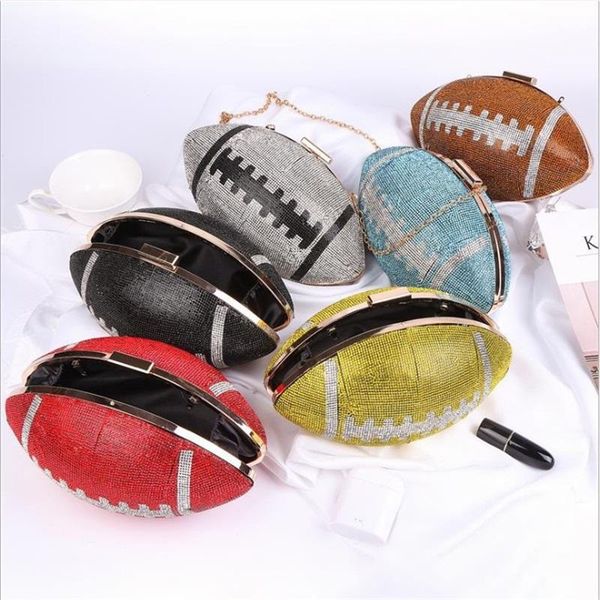 

cross body 2021 spring and summer diamond-studded clutch bag trendy fashion one-shoulder small lady rhinestone rugby handbag
