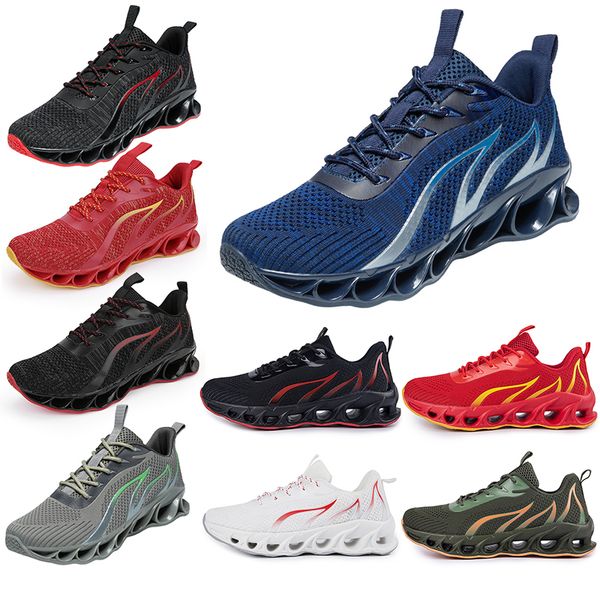 

2021 men running shoes triple black white fashion mens women trendy trainer sky-blue fire-red yellow breathable casual sports outdoor sneake