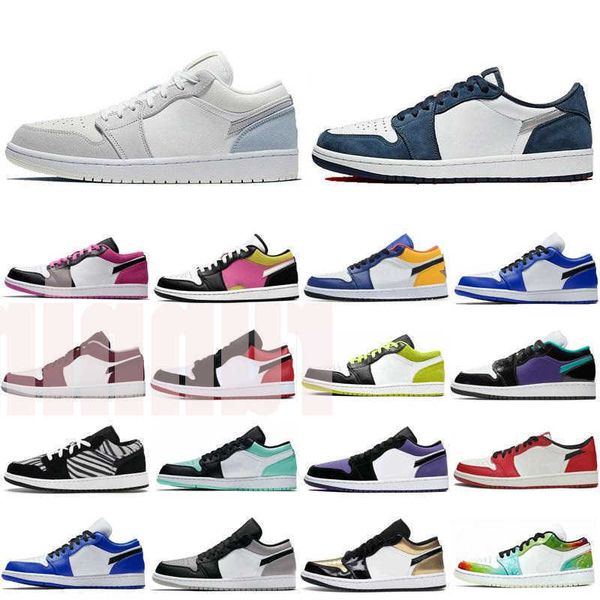 

low 1 basketball mens pink snakeskin platinum tint sports 11s athletic navy blue sneakers bred light bone designer shoes eru 36-47xdm3